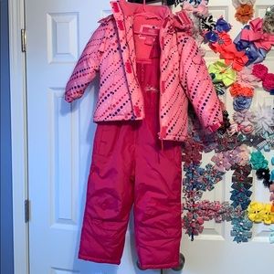 Kids snow suit “weatherproof” snow set